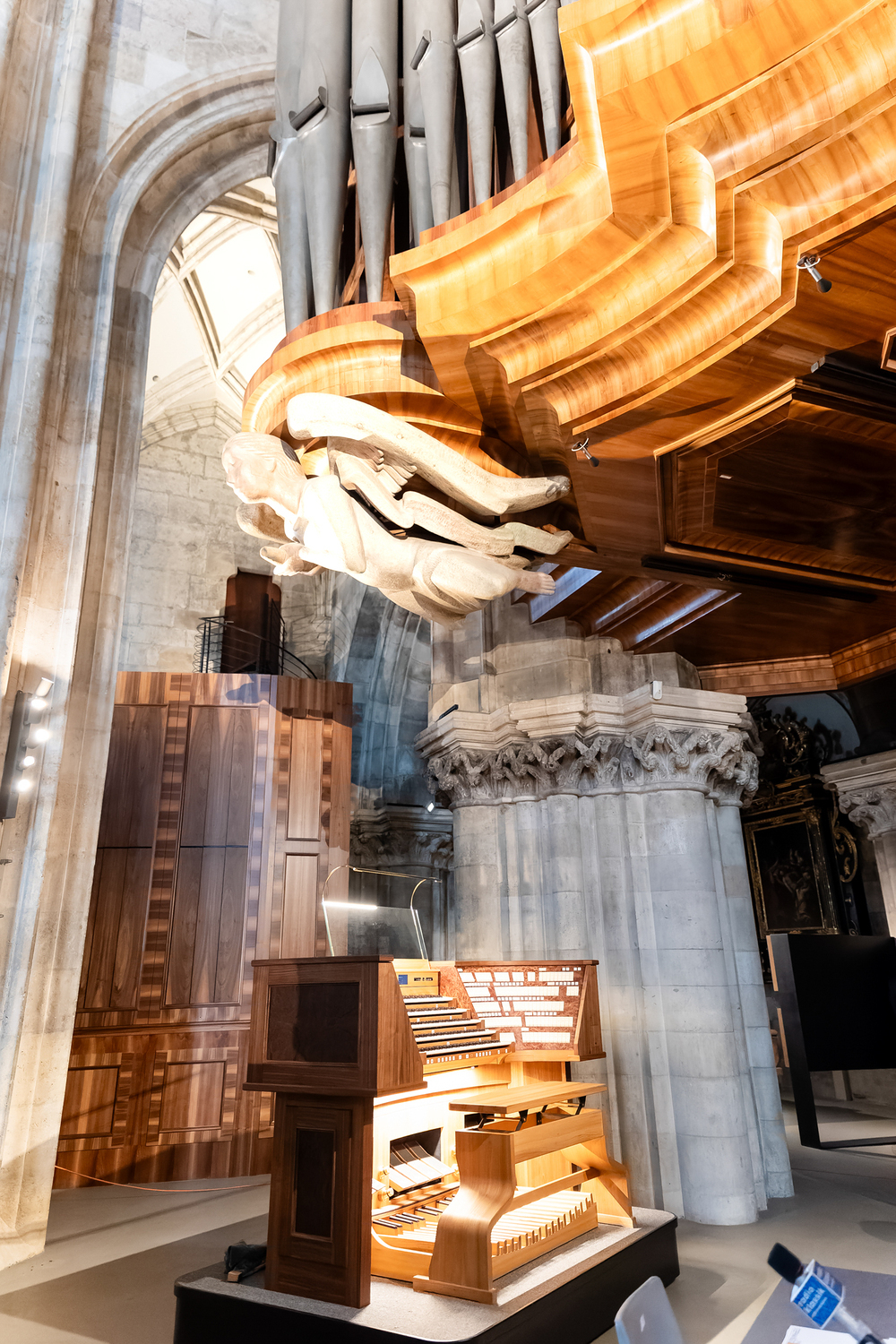 Spieltisch der Riesenorgel im Stephansdom / Erzdiözese Wien/Schönlaub, Erzdiözese Wien/ Schönlaub Spieltisch der Riesenorgel im Stephansdom